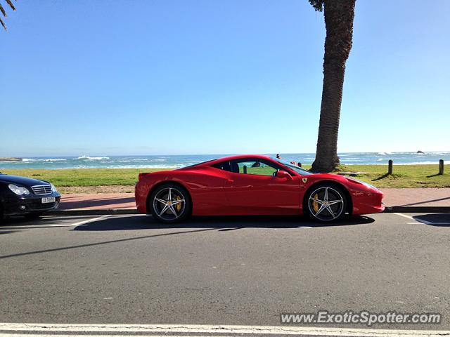 Ferrari 458 Italia spotted in Cape Town, South Africa