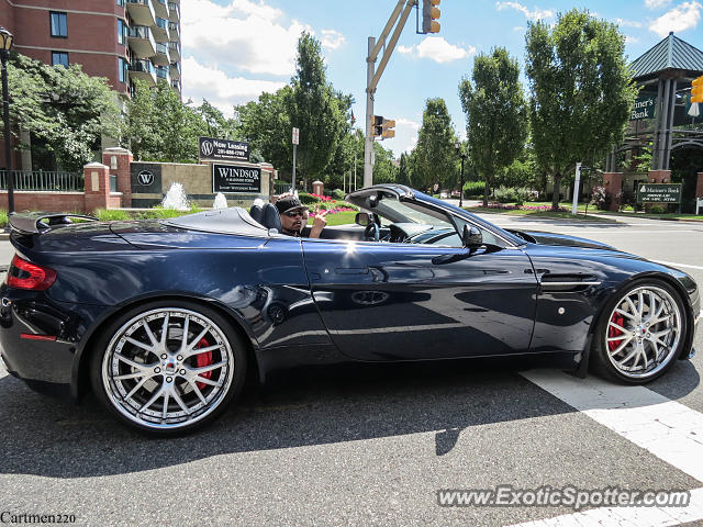 Aston Martin Vantage spotted in Edgewater, New Jersey