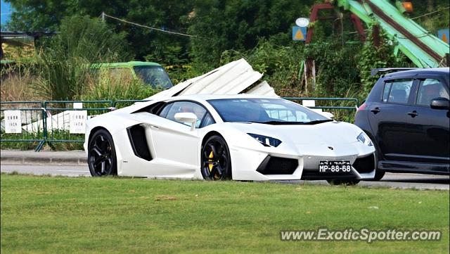 Lamborghini Aventador spotted in Macau, China