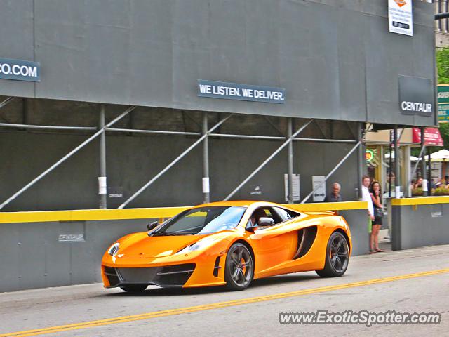 Mclaren MP4-12C spotted in Chicago, Illinois