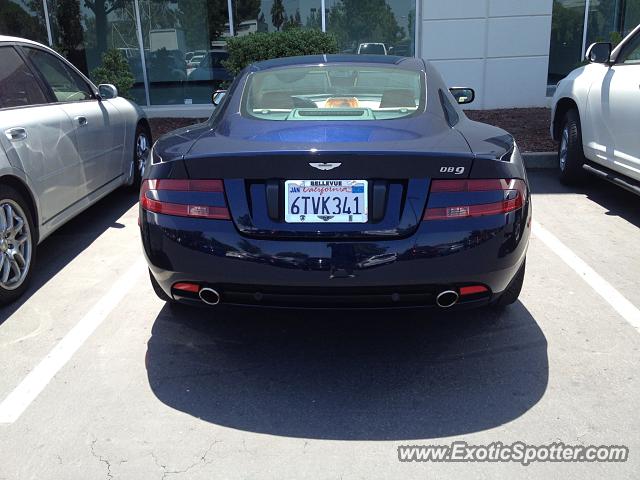 Aston Martin DB9 spotted in Santa Clara, California