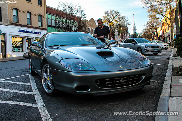 Ferrari 575M spotted in Greenwich, Connecticut