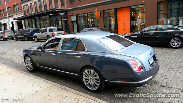 Bentley Mulsanne spotted in Manhattan, New York