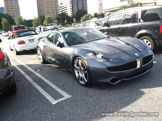 Fisker Karma spotted in Buckhead, Georgia