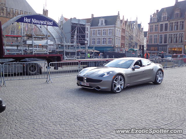 Fisker Karma spotted in Brugge, Belgium