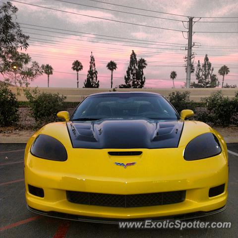 Chevrolet Corvette Z06 spotted in Riverside, California