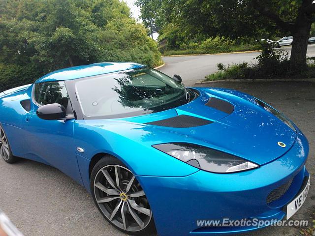 Lotus Evora spotted in Douglas, United Kingdom
