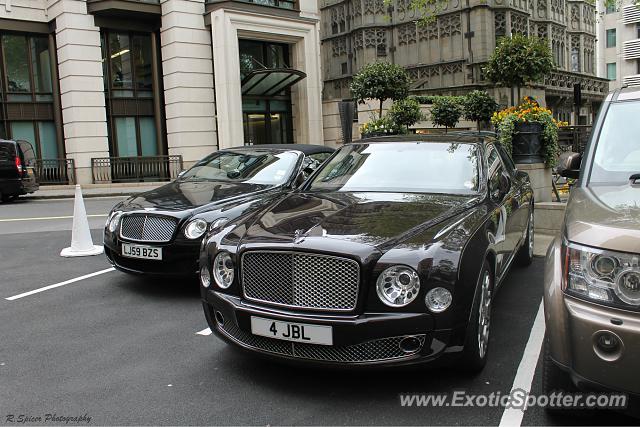 Bentley Mulsanne spotted in London, United Kingdom