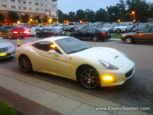 Ferrari California spotted in Virginia Beach, Virginia