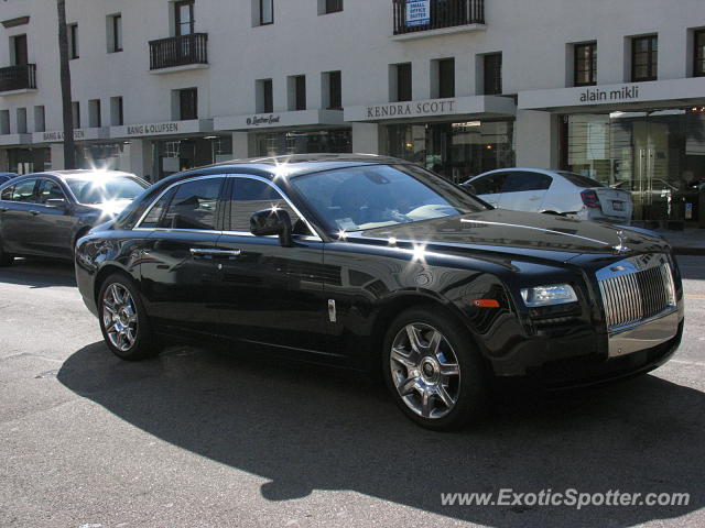 Rolls Royce Ghost spotted in Beverly hills, California