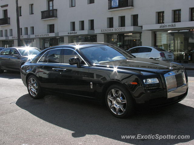 Rolls Royce Ghost spotted in Beverly hills, California
