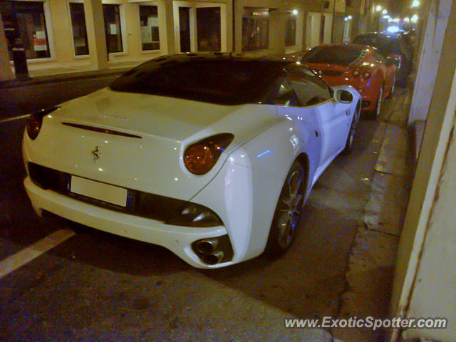 Ferrari California spotted in Oderzo, Italy