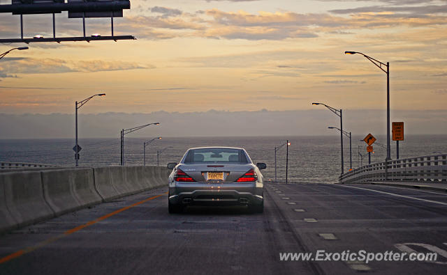 Mercedes SL600 spotted in Highlands, New Jersey
