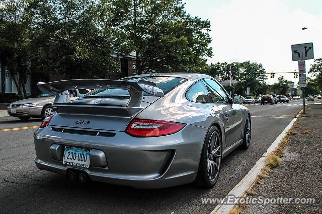 Porsche 911 GT3 spotted in New Canaan, Connecticut