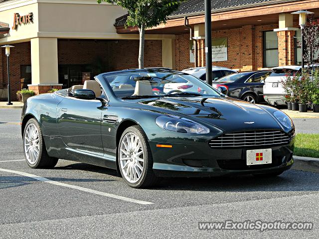 Aston Martin DB9 spotted in Greenville, Delaware