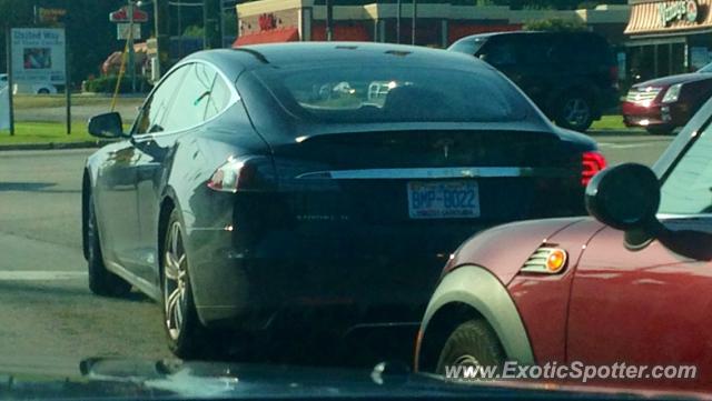 Tesla Model S spotted in Henderson, North Carolina