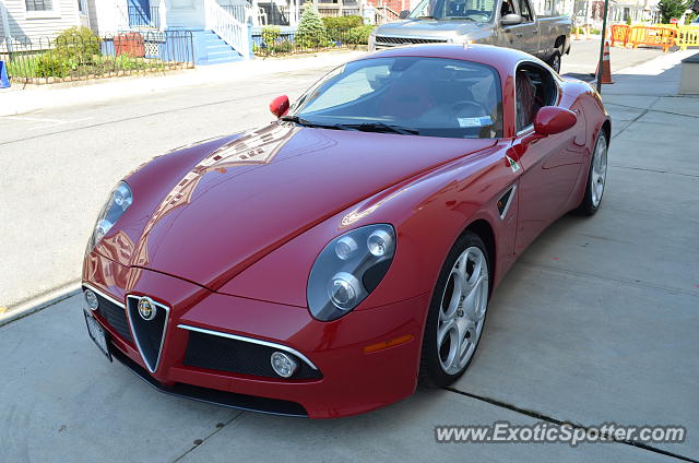 Alfa Romeo 8C spotted in Greenburgh, New York