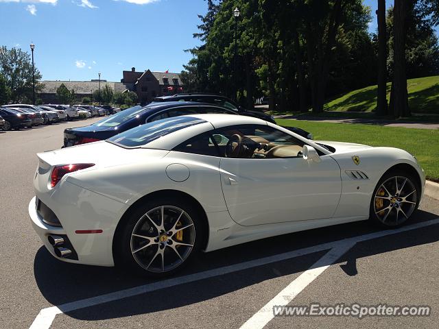Ferrari California spotted in Ancaster, Canada