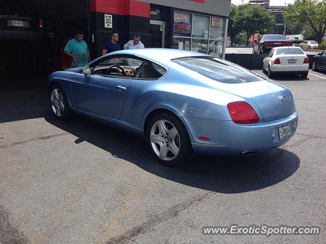 Bentley Continental spotted in Alexandria, Virginia