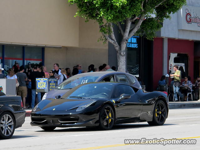 Ferrari 458 Italia spotted in Hollywood, California