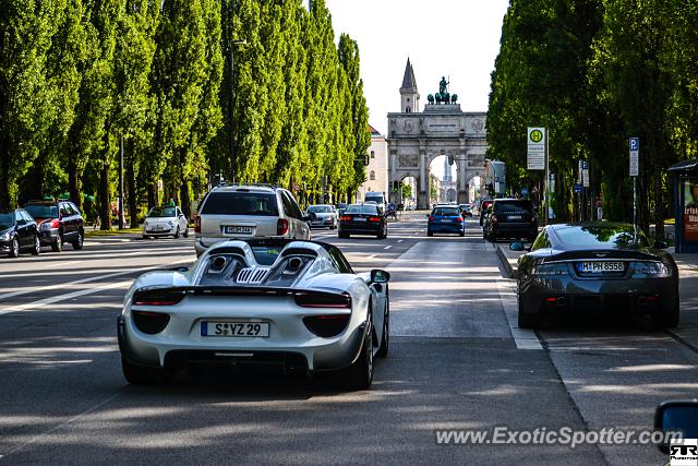 Porsche 918 Spyder spotted in Munich, Germany