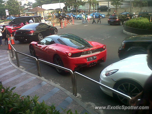 Ferrari 458 Italia spotted in Jakarta, Indonesia