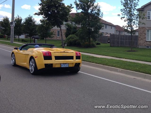 Lamborghini Gallardo spotted in Guelph, Ontario, Canada