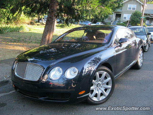 Bentley Continental spotted in Ashland, Oregon