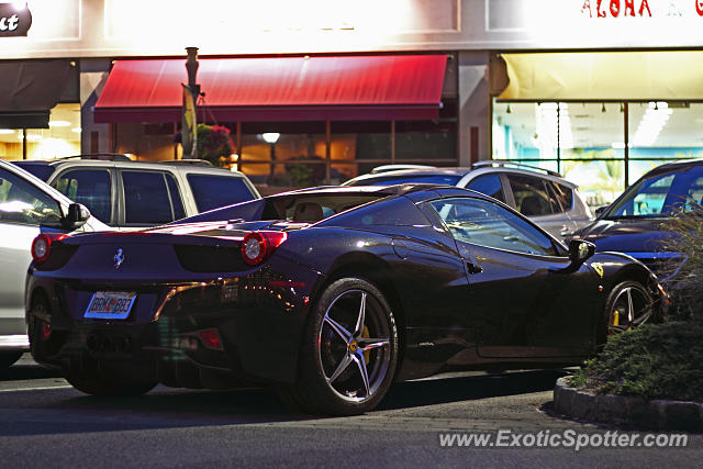 Ferrari 458 Italia spotted in Long Branch, New Jersey