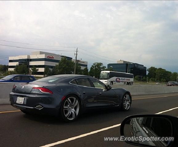 Fisker Karma spotted in Toronto, Ontario, Canada