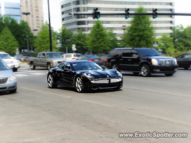 Fisker Karma spotted in Atlanta, Georgia