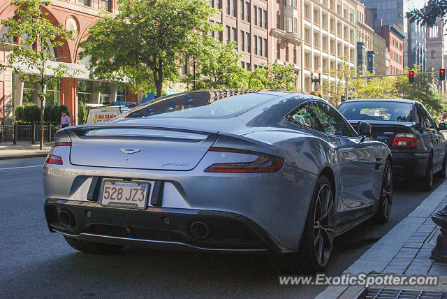 Aston Martin Vanquish spotted in Boston, Massachusetts