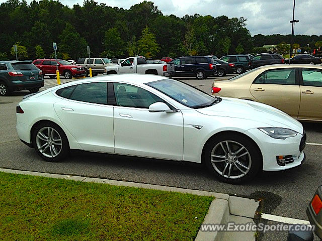 Tesla Model S spotted in Bluffton, South Carolina