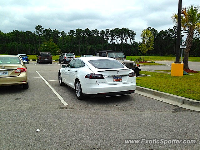 Tesla Model S spotted in Bluffton, South Carolina