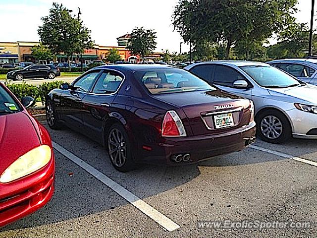 Maserati Quattroporte spotted in Jacksonville, Florida