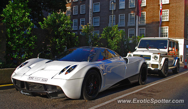 Pagani Huayra spotted in London, United Kingdom