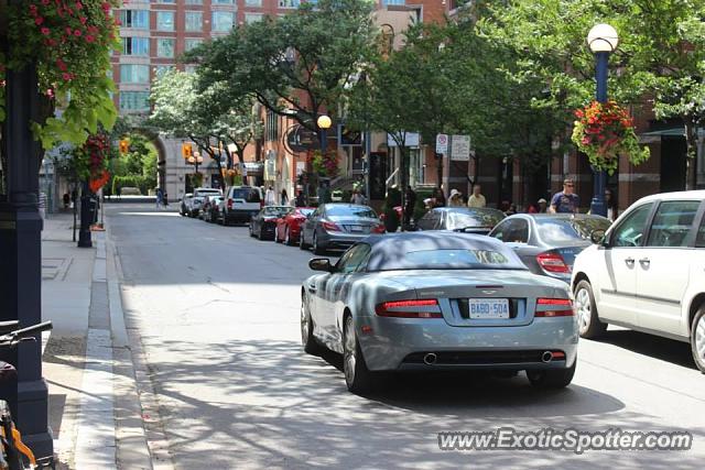 Aston Martin DB9 spotted in Toronto, Canada