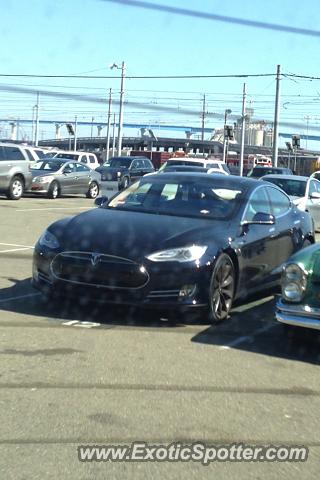 Tesla Model S spotted in Sam Diego, California