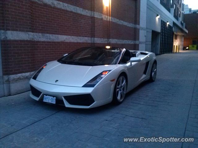 Lamborghini Gallardo spotted in Toronto, Canada