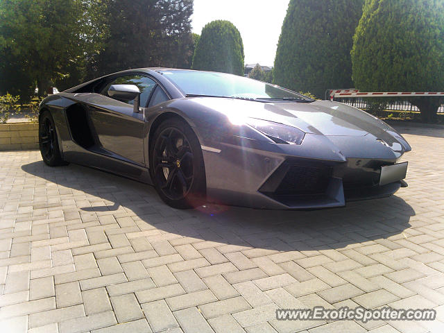 Lamborghini Aventador spotted in Sant'agata, Italy