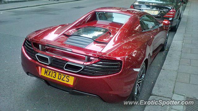 Mclaren MP4-12C spotted in London, United Kingdom