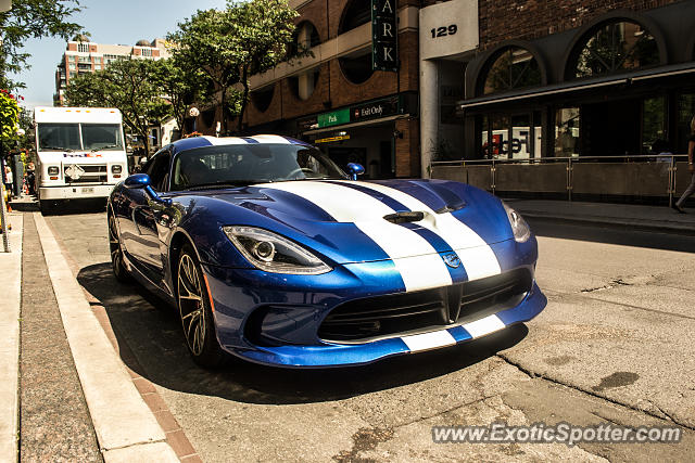 Dodge Viper spotted in Toronto, Canada