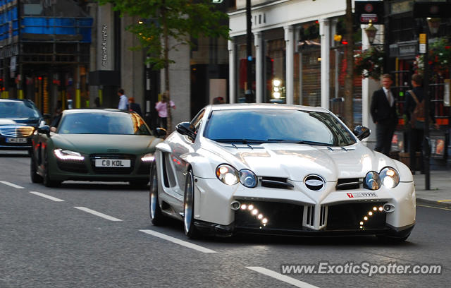 Mercedes SLR spotted in London, United Kingdom