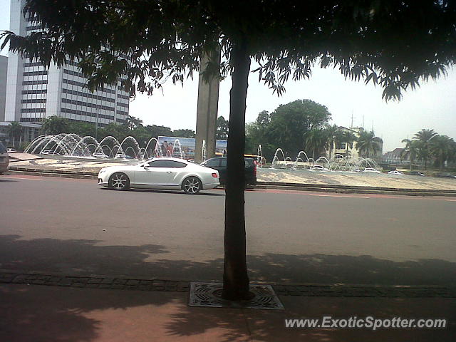 Bentley Continental spotted in Jakarta, Indonesia