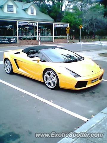 Lamborghini Gallardo spotted in Glenbrook, nsw, Australia