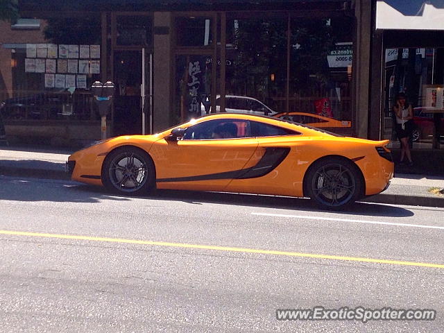 Mclaren MP4-12C spotted in Vancouver, Canada