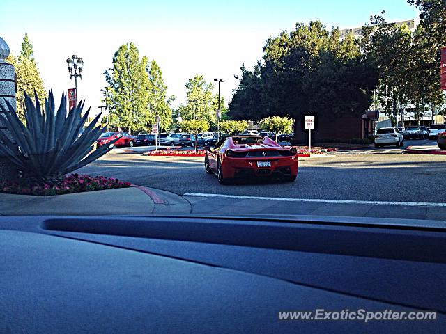 Ferrari 458 Italia spotted in San Jose, California