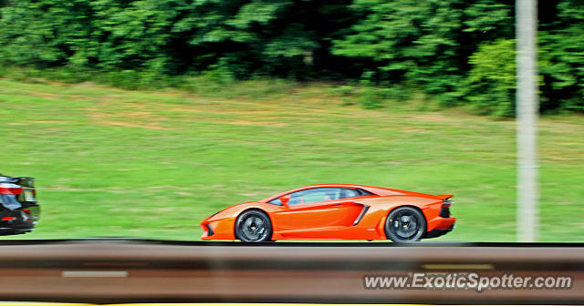 Lamborghini Aventador spotted in Parkway, New Jersey