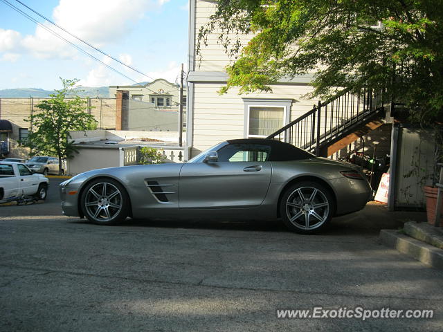 Mercedes SLS AMG spotted in Ashland, Oregon