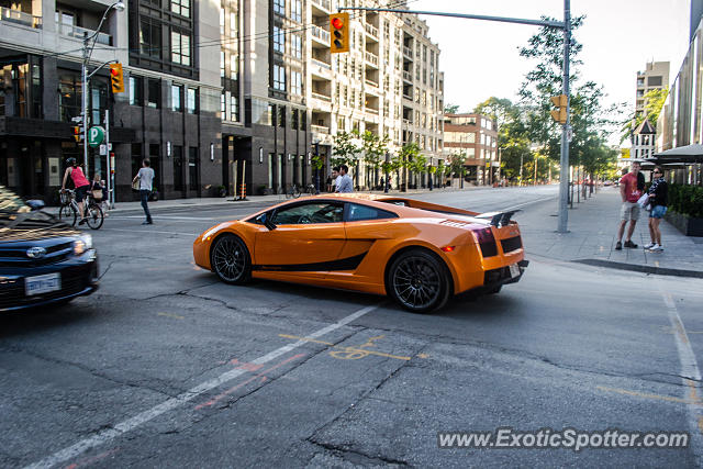 Lamborghini Gallardo spotted in Toronto, Canada